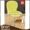 Cheapest ABS Plastic Seat Chrome Base Plastic Restaurant Chair