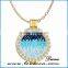 2016 Hot sell latest changeable design pendant necklace diy coin necklace
