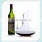 2016 new design gold rim decoration wine decanter home use glass wine decanter for sale