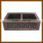 Double drainer double bowl hand hammered copper kitchen sink