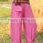 VTG HIPPIE BOHO oriental harem rayon gypsy yoga belly dance art fisherman Tribal Pants Trousers pants