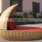 Comfortable Poolside Sunbed Rattan Daybed Wicker Lounge Bed