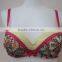 ORA2008 hot sell odm oem top brand women ladie push up colorful sexy bra