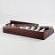 Top quality 8-Grid display wood belt rack container belt display stand