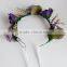 MYLOVE purple morning glory garland beach headwear
