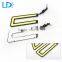 Factory price COB special car light U letter shape slim daytime running light