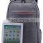 Hot sale leisure backpack gray laptop sport backpack