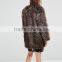 2016 Autumn Winter latest design luxury Faux Fur Coat Custom