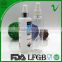 PET transparent refillable pump liquid soap plastic bottles empty for sale