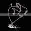 New arrival fashion jewelry fish bling handmade chain necklace cute girl religious necklace fish & jesus WWJD necklace