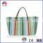 Tote Bag Straw Bags Women Bag With Diagonal Stripes