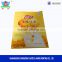plastic packaging bag for snacks 3 side seal bag with tear notch and euro hole