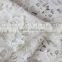 Hot sales 100% embroidery polyester white lace fabric for wedding dress