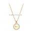 High quality 925 Sterling silver necklace gold plated jewelry korean Park Shin Hye doctors pendant necklace