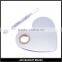 Heart Shape Makeup Palette Spatula Stainless Steel Pallet Makeup Artist Tools for Blending Cosmetic Foundation Shades Kit