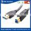 wholesale electronic cable 3ft 6ft USB 3.0 SuperSpeed printer cable type a to b m/m male to male 5 gbps data usb cable