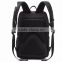 large capacity student travel black laptop backpack bag