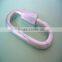 Galvanized carabiner hook