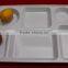 Malaysia Made Melamine 6 Compartments Plate