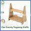 2 tier wooden display shelves countertop decorative spice rack