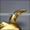 2017 North American and Europe trendy green and gold resin bull