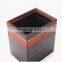 High Quality Square Wood Brush Pot, Stationery Storage Pen Holder