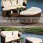 SL-040 / beach outdoor furniture poly rattan sunbed