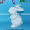 BSCI Audit Factory Easter Top Sale Ceramic Rabbit Figurines, White Porcelain Ceramic Rabbits