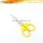 SSC0002 FDA certificated 4-1/4" Economic colorful plastic student rounded point scissors set 3ps