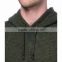 Wholesale Latest Fashion Long Sleeve Green Hoodie for Man