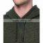 Wholesale Latest Fashion Long Sleeve Green Hoodie for Man