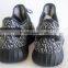 Exotic black and white color running shoes men with EVA outsole