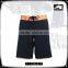Stripes printing surf board shorts with orange waistband