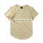 custom wholesale special cool men o-neck T-shirt and short sleeved with back zip fastener