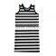 S17726A Summer Children's Clothing Stripe Baby Cotton Sleeveless Girl Dress