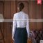 Ladies's Blouses Top Formal Woman Business Office Long Sleeve Slim Shirt