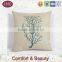 natural linen color home decor customize linen beach cushion cover