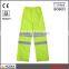 High Visibility Reflective Tape Mens hi Viz Pants With EN20471