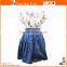 High Quality tiered girl flower kids dress