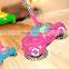360 degree Rotation Swirl Dustpan Broom Hand Propelled Floor Sweeper