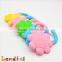 Food Grade Non Toxic Flower Baby Chewing Teether Silicone Teething Ring