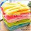 2015 cute cartoon hanging microfiber kitchen towel hand towel with ties