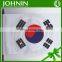 cheap custom polyester korea national hand shaking flag on stick
