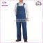OEM fashion wholesale cheap overalls mens denim jeans with pockets
