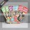 custom printed colorful fashion paper hang tags for garment