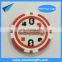 2016 Custom logo printed on 2 sides poker chips golf plastic ball marker