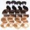 3 tone color ombre hair cambodian hair weave