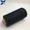 Ne16/1ply  30% carbon inside nylon staple fiber blended with 70% black polyester staple fiber for pure black touch screen gloves-XT11114