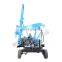 Small four cylinders pile driving machine hydraulic bore pile fence post pile driver