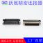 D-SUB D connector double row  DR37 right angle male fock lock